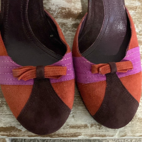 👠Colorful suede Via Spiga heels sz 9 1/2. These heels are amazing 🤩🤩 👠 - Picture 2 of 8